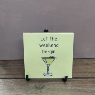 Tegeltje be-gin inclusief standaard